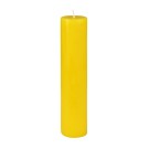2 x 9 Inch Yellow Pillar Candle