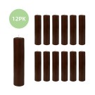2 x 9 Inch Brown Pillar Candle (12pcs/Case) Bulk