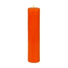 2 x 9 Inch Orange Pillar Candle