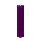 2 x 9 Inch Purple Pillar Candle