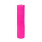 2 x 9 Inch Hot Pink Pillar Candle(4 pces)