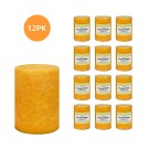 3 Inch x 4 Inch Orange Pumpkin Spice Scented Pillar Candle(12pcs/Case)