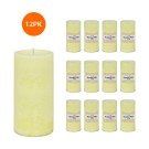 3 Inch x 6 Inch Ivory Vanilla Scented Pillar Candle (12pcs/Case) Bulk