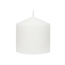 3Pack 3 Inchx 3 Inch White Pressed and Over-Dipped Pillar Candles