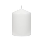 3Pack 3 Inchx 4 Inch White Pressed and Over-Dipped Pillar Candles