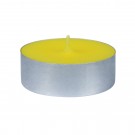 Mega Oversized Yellow Tealights (144pcs/Case) Bulk