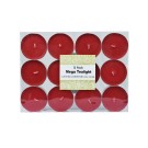 Mega Oversized Red Tealights (144pcs/Case) Bulk