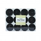 Mega Oversized Black Tealights (144pcs/Case) Bulk