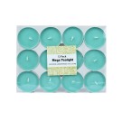 Mega Oversized Aqua Tealights (144pcs/Case) Bulk