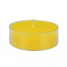 Mega Oversized Yellow Tealights (144pcs/Case) Bulk