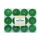 Mega Oversized Hunter Green Tealights (12pc/Box)
