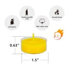 Yellow Tealight Candles (600pcs/Case) Bulk