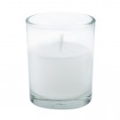 White Citronella Round Glass Votive Candles (96pcs/Case) Bulk