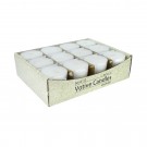 Pearl White Votive Candles (96pc/Case) Bulk