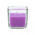 Purple Square Glass Votive Candles (96pcs/Case) Bulk