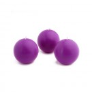 2" Purple Ball Candles (12pc/Box)