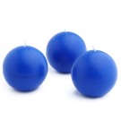 3" Blue Ball Candles (6pc/Box)
