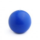 4" Blue Ball Candles (12pcs/Case) Bulk