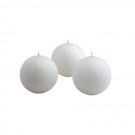 2" White Citronella Ball Candles (12pc/Box)