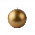 4" Metallic Gold Ball Candles (2pc/Box)