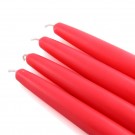 6" Ruby Red Taper Candles (144pcs/Case) Bulk