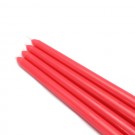 12" Ruby Red Taper Candles (1 Dozen)