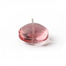 1.75" Clear Light Rose Gel Floating Candles (12pc/Box)