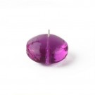 1.75" Clear Purple Gel Floating Candles (12pc/Box)