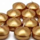 1 3/4" Metallic Gold Floating Candles (144pcs/Case) Bulk