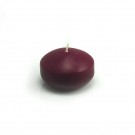 1 3/4" Burgundy Floating Candles (24pc/Box)