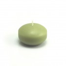 1 3/4" Sage Green Floating Candles (24pc/Box)