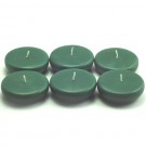 2 1/4" Hunter Green Floating Candles (24pc/Box)