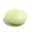 4" Ivory Floating Candles (24pcs/Case) Bulk