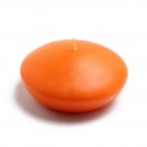 4" Orange Floating Candles (3pc/Box)