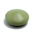 4" Sage Green Floating Candles (24pcs/Case) Bulk