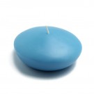 4" Turquoise Floating Candles (3pc/Box)