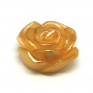 3" Metallic Gold Rose Floating Candles (144pcs/Case) Bulk