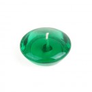 3" Clear Hunter Green Gel Floating Candles (6pc/Box)