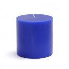 3 x 3" Blue Pillar Candles (12pcs/Case) Bulk