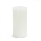 3 x 6" White Pillar Candle