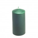 3 x 6" Hunter Green Pillar Candles