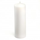 3 x 9" White Pillar Candles (12pcs/Case) Bulk