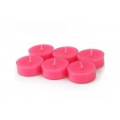Mega Oversized Hot Pink Tealights (144pcs/Case) Bulk