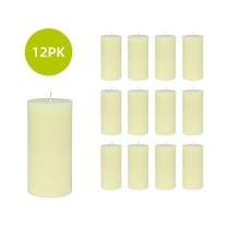 3 x 6 Inch Pale Ivory Pillar Candles(12pcs/Case) Bulk
