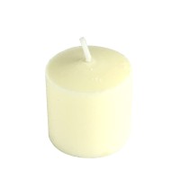 24pk Mini Pressed Ivory Votive Candles
