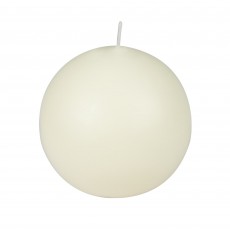 4 Inch Pale Ivory Citronella Ball Candles (12pcs/Case) Bulk