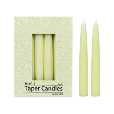 6 Inch Ivory Taper Candles (1 Dozen)