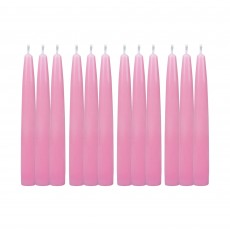 6 Inch Pink Taper Candles (1 Dozen)