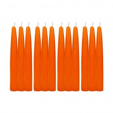 6 Inch Orange Taper Candles (1 Dozen)