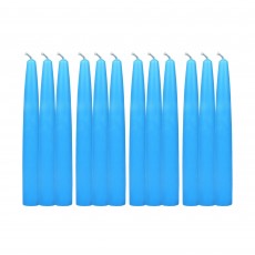 6 Inch Light Blue Taper Candles (1 Dozen)